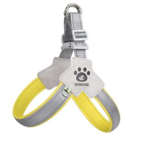 Pet Dog Cat Harness, Pet Harness With LeashSet, Adjustable Puppy Harness ComfortableReflective Easy Control Dog With Leather Leash,.No-Pull No Choke