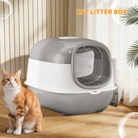 Only Self Pickup---E24 Cat Litter Box (Option: GrayXZX2)