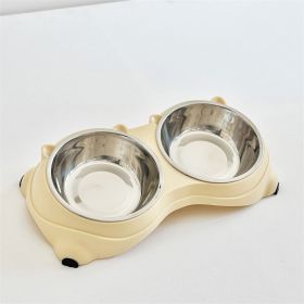 Only Self Pickup---Macaron Stainless Steel Bowl (Option: Yellow)
