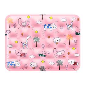 Only Self Pickup---Pet Cooling Mat (Option: CF6090s Cute Pet Park in Pink)