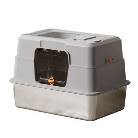 Only Self Pickup---New Model Stainless Steel Fully Enclosed 50x35x10 (Option: Gray)