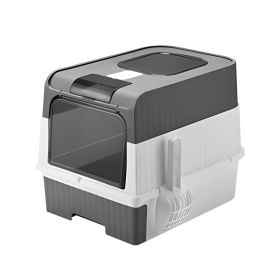 Only Self Pickup---Magic Cube Cat Litter Box (Option: GrayLSJ1)