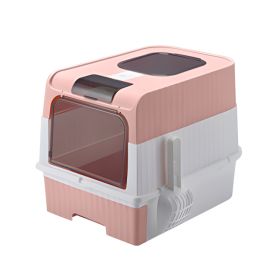 Only Self Pickup---Magic Cube Cat Litter Box (Option: PinkXZX)